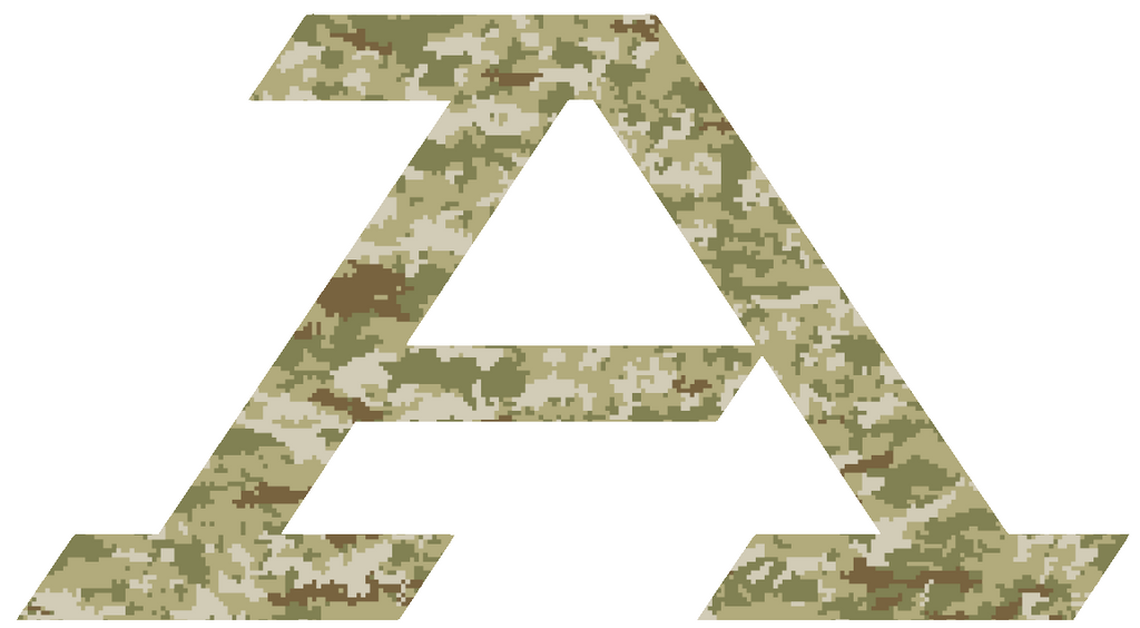 Akron Zips Team Logo Salute to Service Camouflage Camo Vinyl Decal PICK SIZE