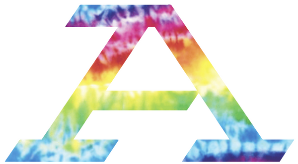 Akron Zips Team Logo Crucial Catch Cancer Tie Dye Vinyl Decal PICK SIZE