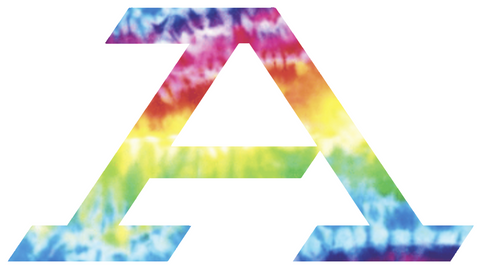 Akron Zips Team Logo Crucial Catch Cancer Tie Dye Vinyl Decal PICK SIZE