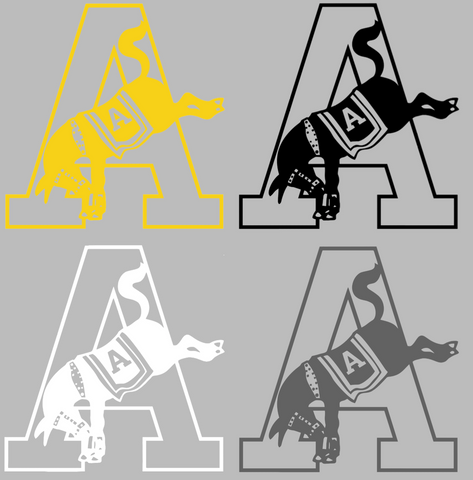Army Black Knights Retro Throwback Logo Premium DieCut Vinyl Decal PICK COLOR & SIZE