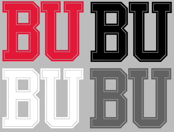 Boston University Terriers Team Logo Premium DieCut Vinyl Decal PICK COLOR & SIZE