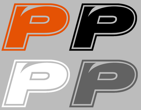 Pacific Tigers P Logo Premium DieCut Vinyl Decal PICK COLOR & SIZE