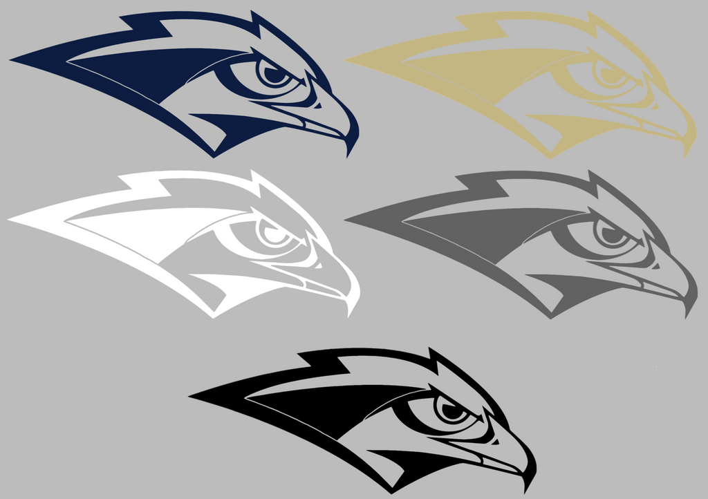 Oral Roberts Golden Eagles Team Logo Premium DieCut Vinyl Decal PICK COLOR & SIZE