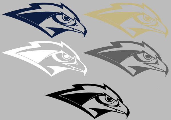 Oral Roberts Golden Eagles Team Logo Premium DieCut Vinyl Decal PICK COLOR & SIZE