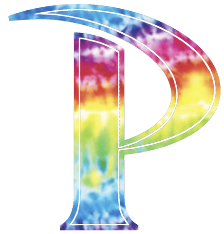 Pepperdine Waves P Logo Crucial Catch Cancer Tie Dye Vinyl Decal PICK SIZE