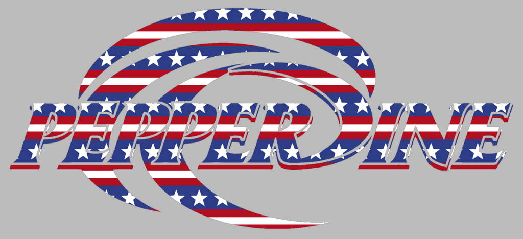 Pepperdine Waves Team Logo Stars & Stripes USA American Flag Vinyl Decal PICK SIZE
