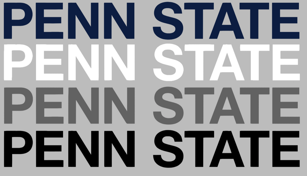 Penn State Nittany Lions Team Name Logo Premium DieCut Vinyl Decal PICK COLOR & SIZE