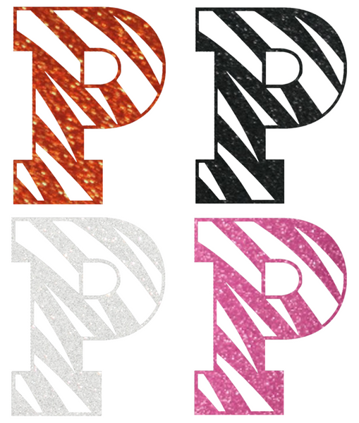 Princeton Tigers Metallic Sparkle Team Logo Premium DieCut Vinyl Decal PICK COLOR & SIZE