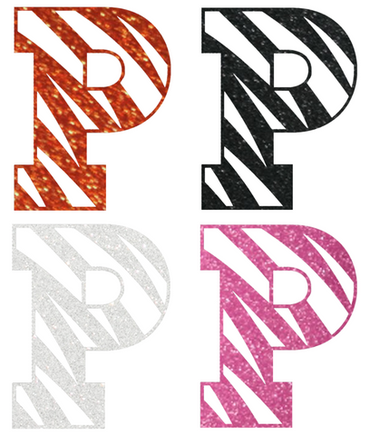Princeton Tigers Metallic Sparkle Team Logo Premium DieCut Vinyl Decal PICK COLOR & SIZE