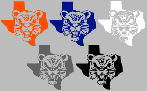 Sam Houston State Bearkats Retro Throwback Logo Premium DieCut Vinyl Decal PICK COLOR & SIZE