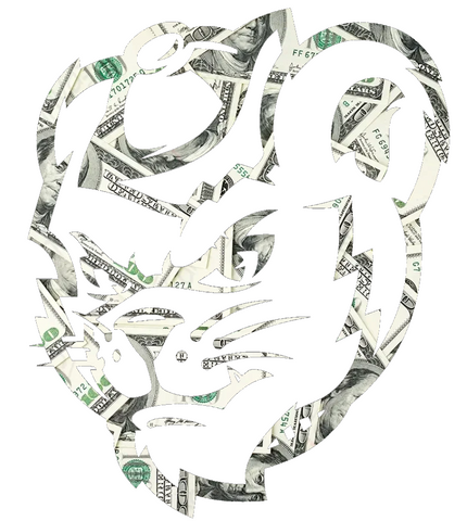 Sam Houston State Bearkats Mascot Logo Money Print Premium DieCut Vinyl Decal PICK SIZE