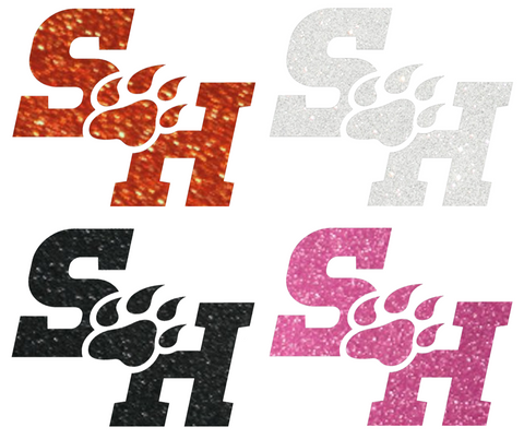 Sam Houston State Bearkats Metallic Sparkle Team Logo Premium DieCut Vinyl Decal PICK COLOR & SIZE
