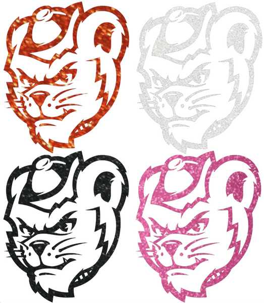 Sam Houston State Bearkats Metallic Sparkle Mascot Logo Premium DieCut Vinyl Decal PICK COLOR & SIZE