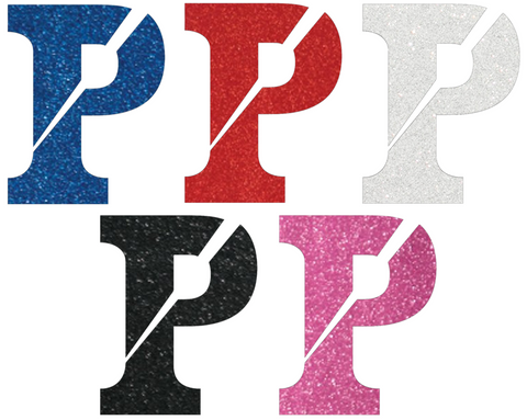 Penn Quakers Metallic Sparkle P Logo Premium DieCut Vinyl Decal PICK COLOR & SIZE