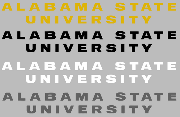 Alabama State Hornets Team Name Logo Premium DieCut Vinyl Decal PICK COLOR & SIZE