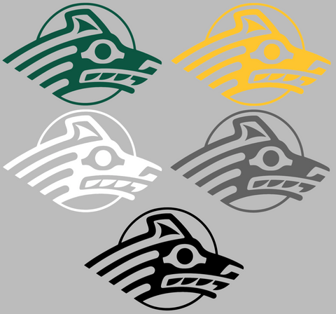 Alaska Anchorage Seawolves Team Logo Premium DieCut Vinyl Decal PICK COLOR & SIZE