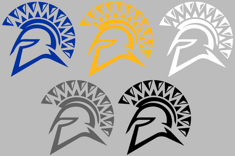 San Jose State Spartans Retro Throwback Logo Premium DieCut Vinyl Decal PICK COLOR & SIZE