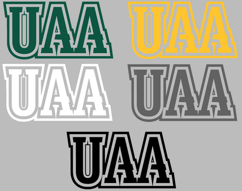 Alaska Anchorage Seawolves UAA Logo Premium DieCut Vinyl Decal PICK COLOR & SIZE