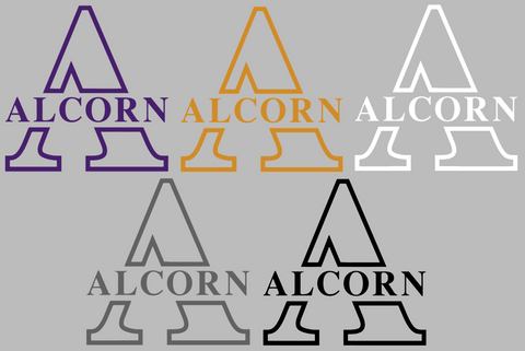 Alcorn State Braves Team Logo Premium DieCut Vinyl Decal PICK COLOR & SIZE