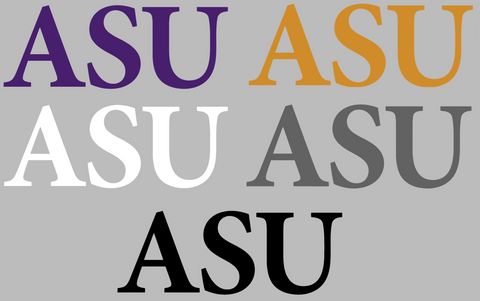 Alcorn State Braves ASU Logo Premium DieCut Vinyl Decal PICK COLOR & SIZE