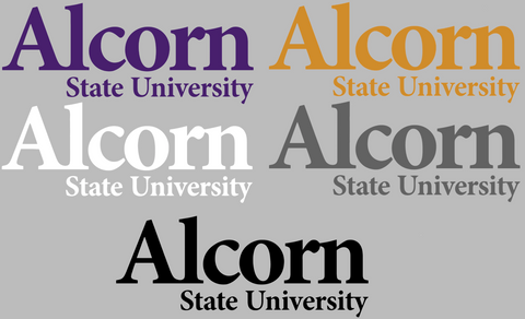 Alcorn State Braves Team Name Logo Premium DieCut Vinyl Decal PICK COLOR & SIZE