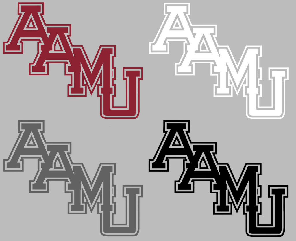 Alabama A&M Bulldogs AAMU Logo Premium DieCut Vinyl Decal PICK COLOR & SIZE