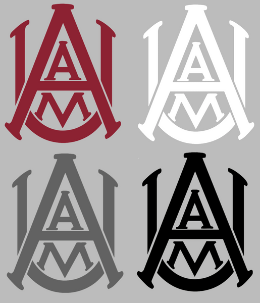 Alabama A&M Bulldogs Team Logo Premium DieCut Vinyl Decal PICK COLOR & SIZE