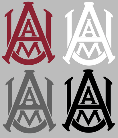 Alabama A&M Bulldogs Team Logo Premium DieCut Vinyl Decal PICK COLOR & SIZE