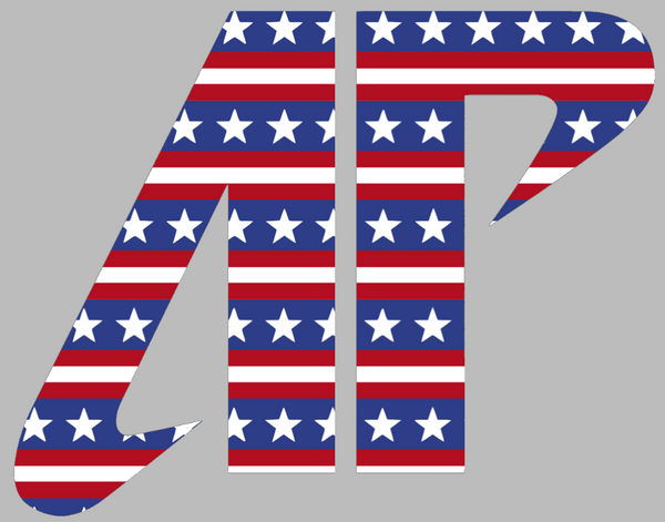 Austin Peay Governors Team Logo Stars & Stripes USA American Flag Vinyl Decal PICK SIZE