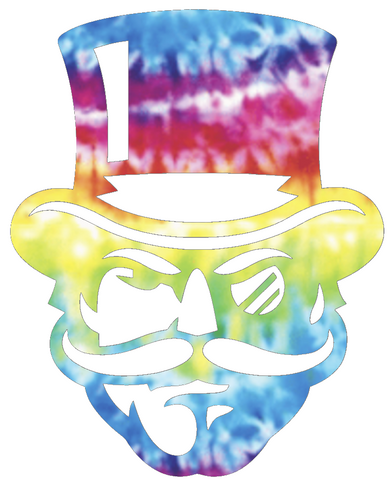 Austin Peay Governors Mascot Logo Crucial Catch Cancer Tie Dye Vinyl Decal PICK SIZE