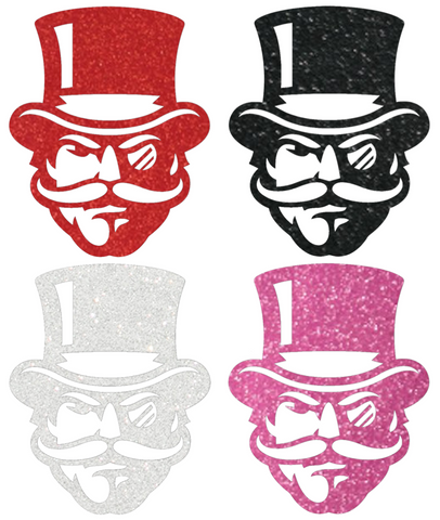 Austin Peay Governors Metallic Sparkle Mascot Logo Premium DieCut Vinyl Decal PICK COLOR & SIZE
