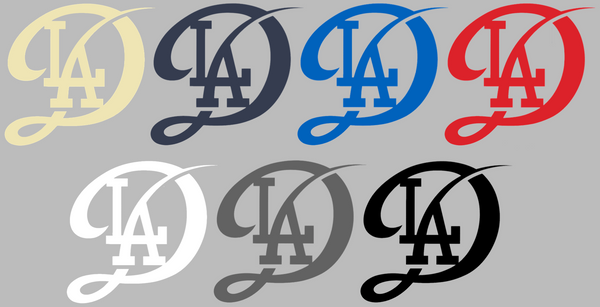 Los Angeles Dodgers City Connect Team Logo Premium DieCut Vinyl Decal PICK COLOR & SIZE