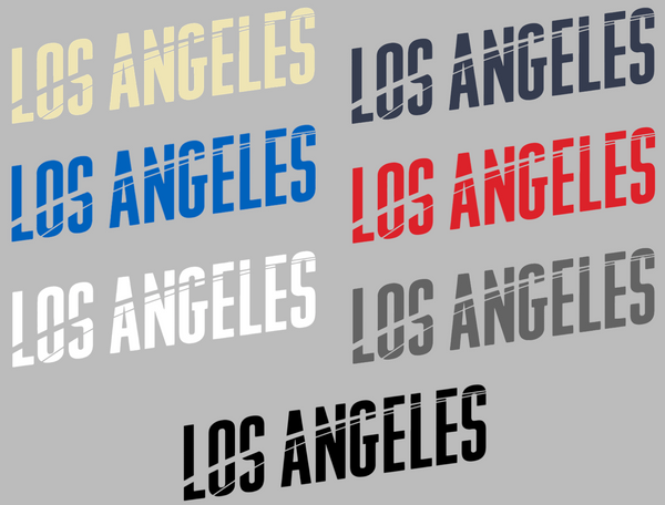 Los Angeles Dodgers City Connect Team Name Logo Premium DieCut Vinyl Decal PICK COLOR & SIZE