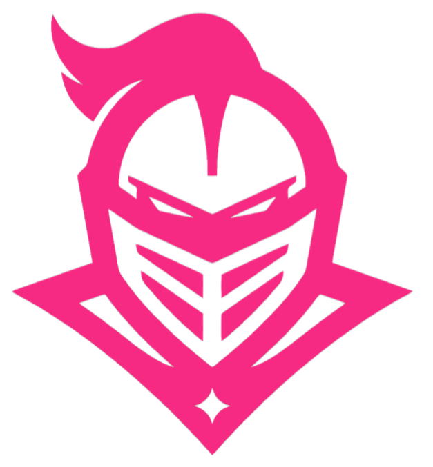 UCF Central Florida Knights HOT PINK Mascot Logo Premium DieCut Vinyl Decal PICK SIZE