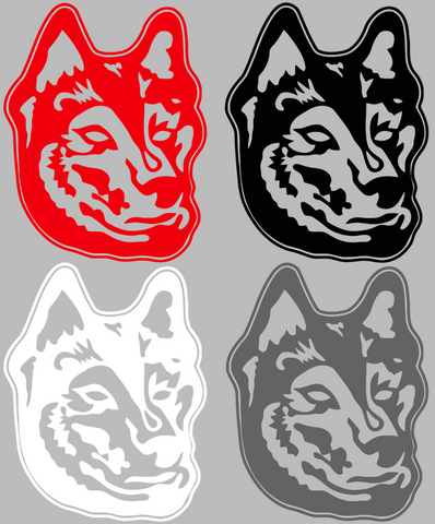 Northeastern Huskies Alternate Logo Premium DieCut Vinyl Decal PICK COLOR & SIZE