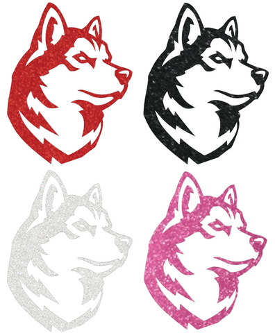 Northeastern Huskies Metallic Sparkle Team Logo Premium DieCut Vinyl Decal PICK COLOR & SIZE