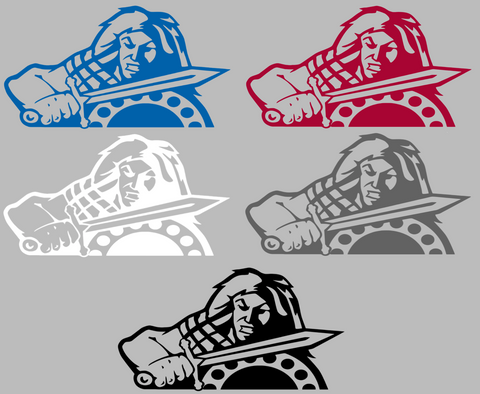 Presbyterian Blue Hose Mascot Logo Premium DieCut Vinyl Decal PICK COLOR & SIZE