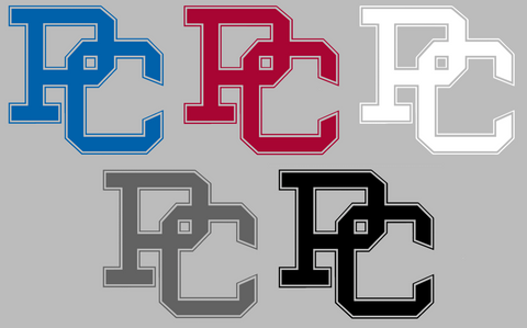 Presbyterian Blue Hose Retro Throwback Logo Premium DieCut Vinyl Decal PICK COLOR & SIZE