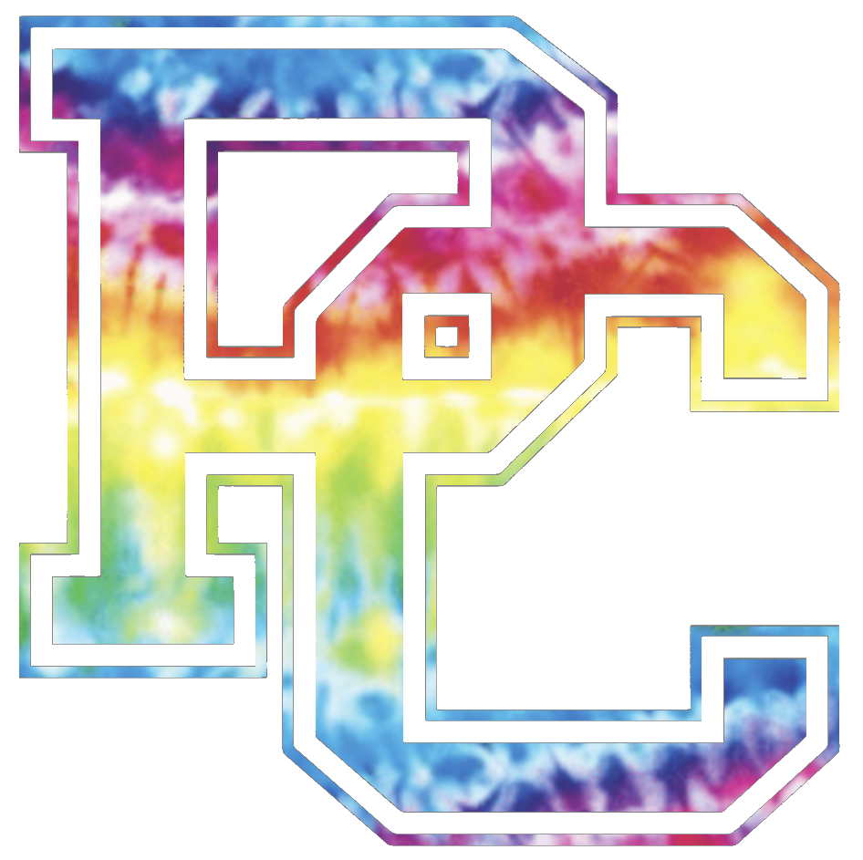 Presbyterian Blue Hose Team Logo Crucial Catch Cancer Tie Dye Vinyl Decal PICK SIZE