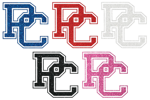 Presbyterian Blue Hose Metallic Sparkle Team Logo Premium DieCut Vinyl Decal PICK COLOR & SIZE