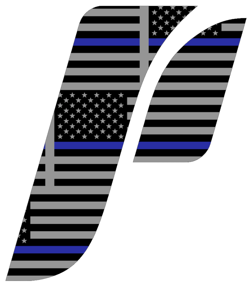 Portland Pilots Team Logo Thin Blue Line American Flag Premium DieCut Vinyl Decal PICK SIZE