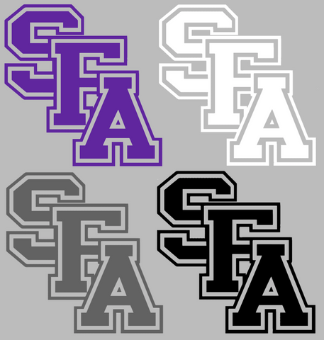 Stephen F Austin SFA Logo Premium DieCut Vinyl Decal PICK COLOR & SIZE