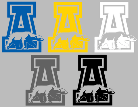Alaska Nanooks Team Logo Premium DieCut Vinyl Decal PICK COLOR & SIZE