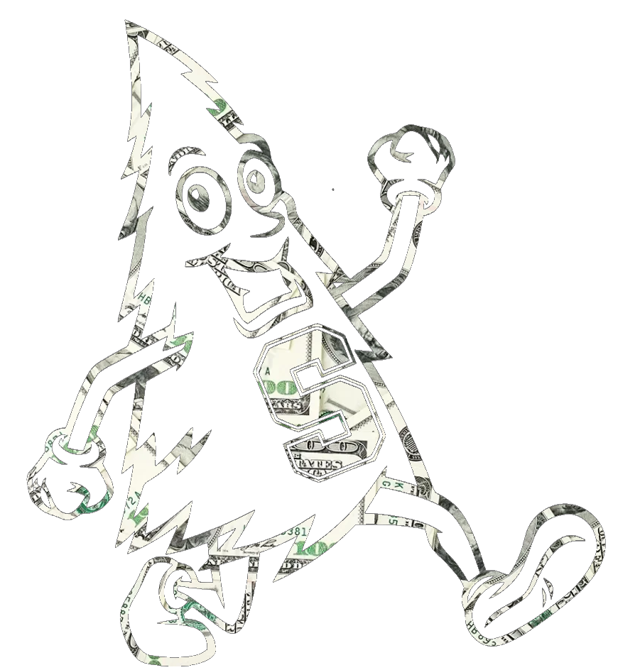 Stanford Cardinal Tree Mascot Logo Money Print Premium DieCut Vinyl Decal PICK SIZE