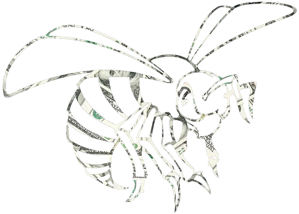 Alabama State Hornets Mascot Logo Money Print Premium DieCut Vinyl Decal PICK SIZE