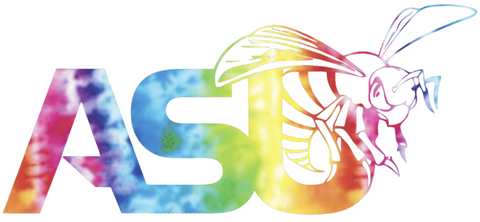 Alabama State Hornets Team Logo Crucial Catch Cancer Tie Dye Vinyl Decal PICK SIZE