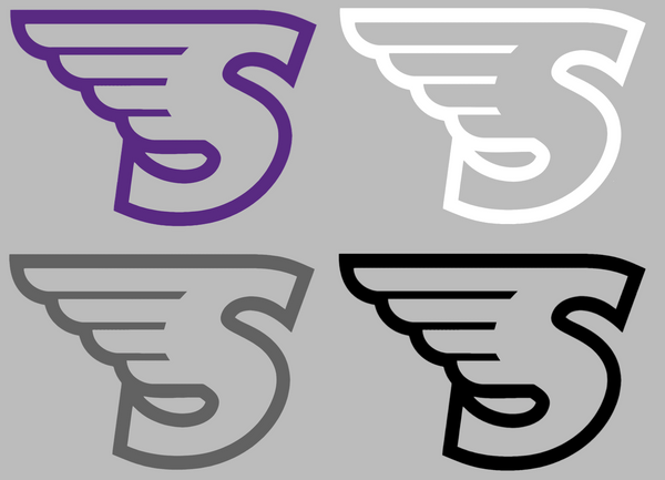 Stonehill Skyhawks Alternate Logo Premium DieCut Vinyl Decal PICK COLOR & SIZE