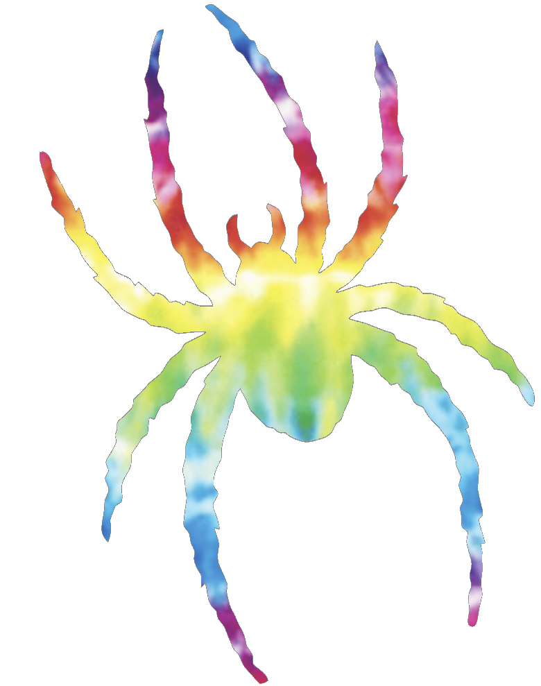 Richmond Spiders Team Logo Crucial Catch Cancer Tie Dye Vinyl Decal PICK SIZE