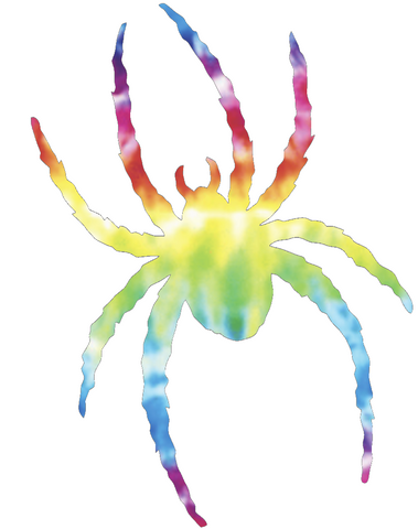 Richmond Spiders Team Logo Crucial Catch Cancer Tie Dye Vinyl Decal PICK SIZE