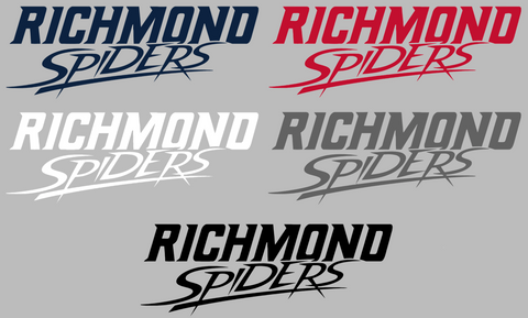 Richmond Spiders Retro Team Name Logo Premium DieCut Vinyl Decal PICK COLOR & SIZE
